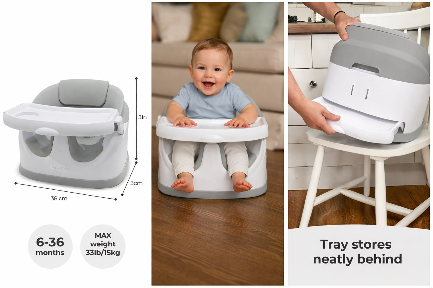Baby Booster Seat – Portable Feeding Chair