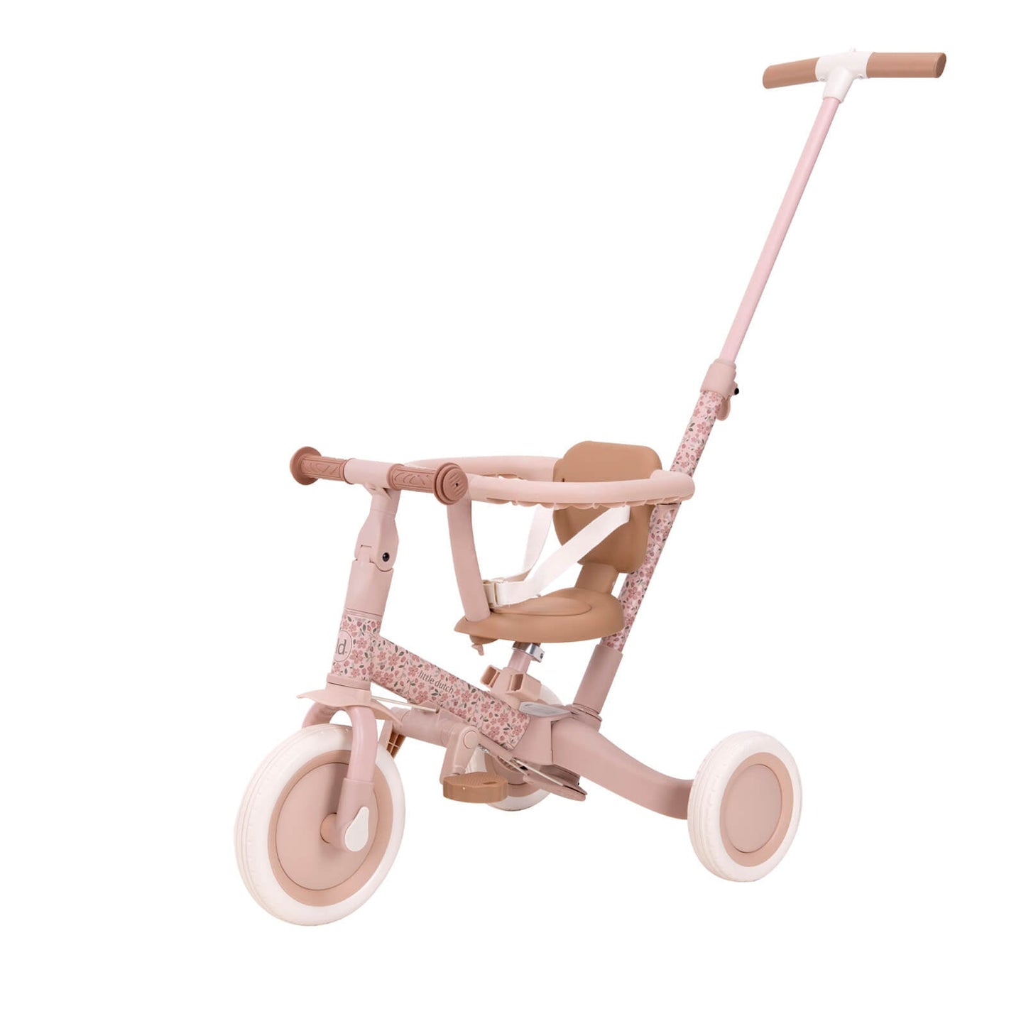 4 In 1 Trike - Pink Flowers