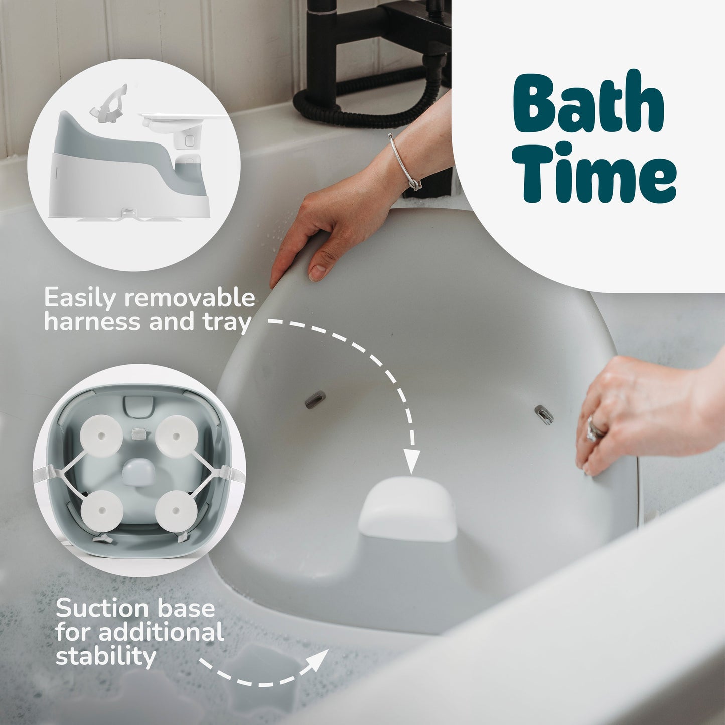 3-in-1 Feeding, Bath and Play Booster Seat